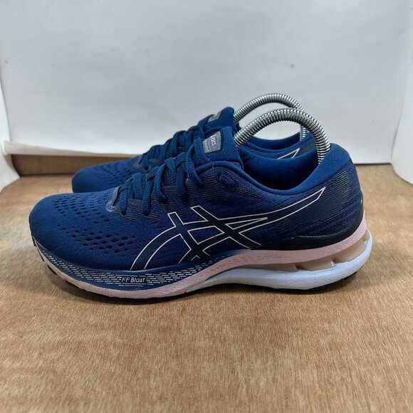 Asics Gel Kayano 28 Women Size 8 1012B047 Blue Running Shoes Sneakers - Picture 3 of 9